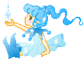 青い露/雪の妖精