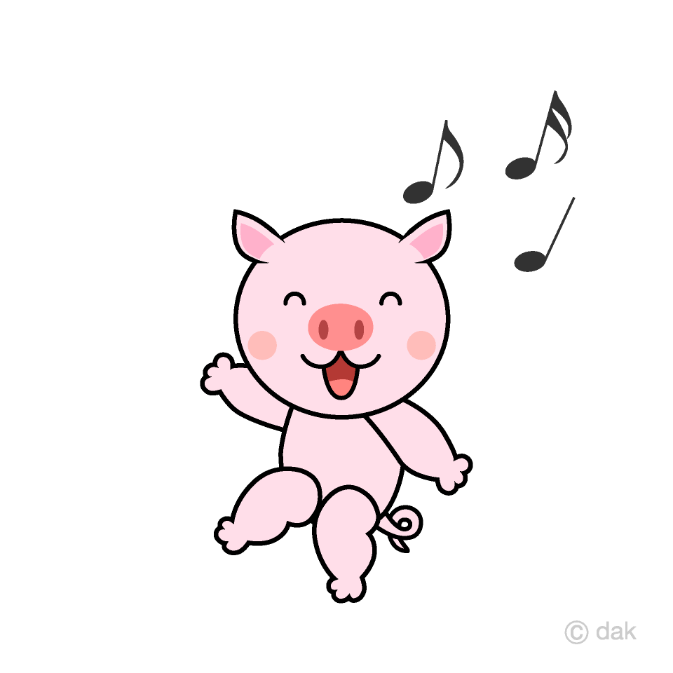 歌う豚